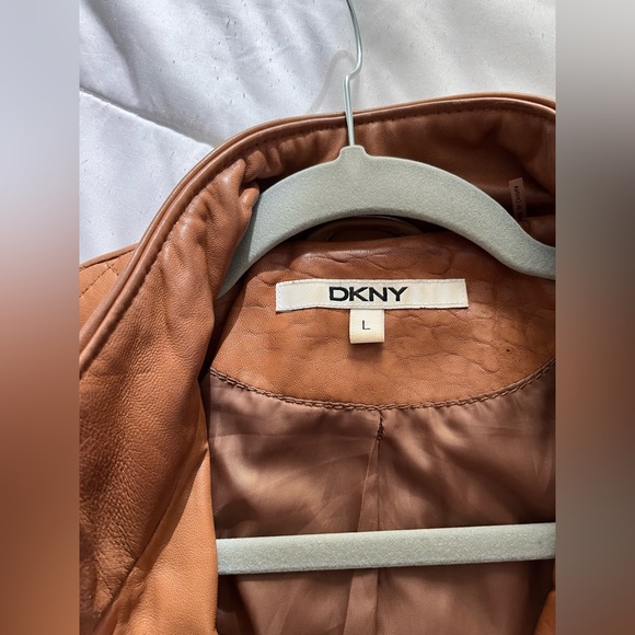 DKNYC Leather Motto Jacket - Picture 2 of 6